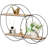 Interconnected Circular Wall Mounted Shelf