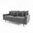 70" Velvet Square Arm Sofa-1384209573-1398485828