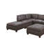 Fauteuil capitonné en similicuir respirant 1pc