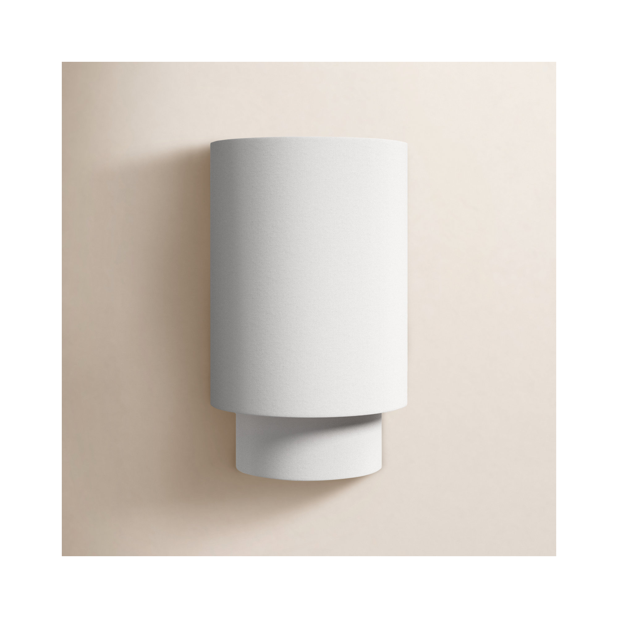 Tanyel 2 Light Steel Dimmable Flush Mounted Sconce, Polished Nickel
