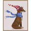«Windswept Fox» par Fab Funky, impression sur toile encadrée