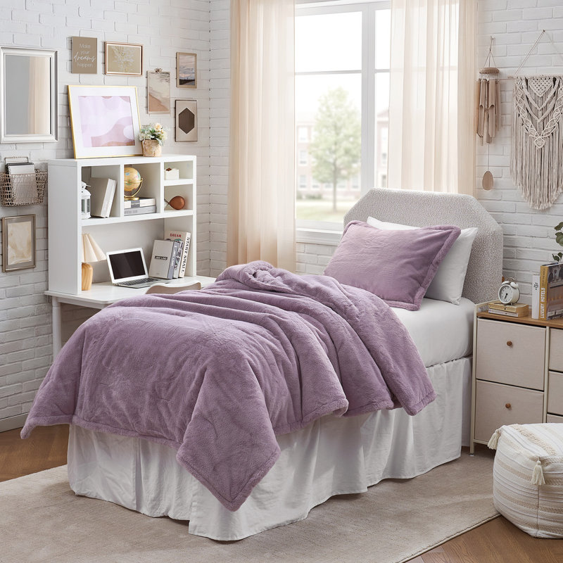 Ensemble d'édredon surdimensionné Coma, Mauve, Twin XL Comforter + 1 Standard Sham