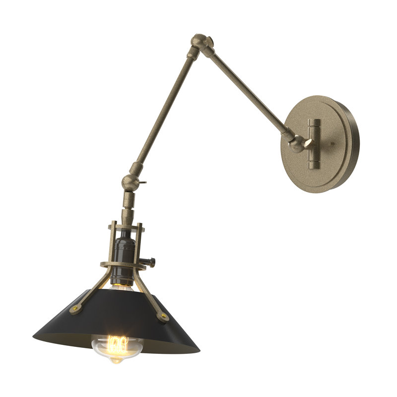 Henry Sconce -209320_5, Soft Gold, Black