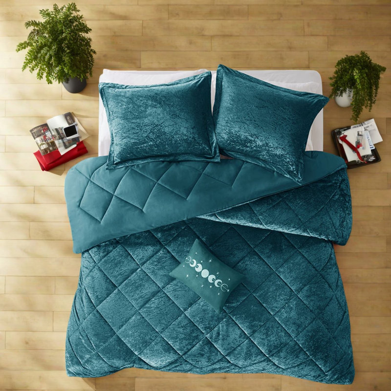 Ensembles de literie en velours de luxe, grand confort moderne en polyester pour grand lit