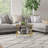 Bupe Glass Top Single Coffee Table-1559920868-1559920865