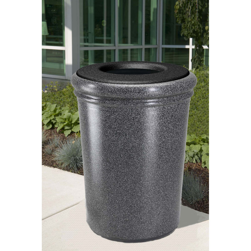 Poubelle® 50 gallons StoneTec, Pierre poivre