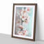 White Blossoms in Abstract - Framed Print-55612029-55612030