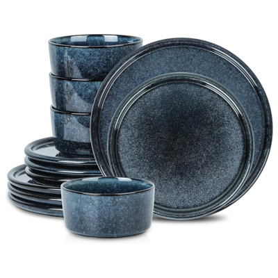 Stone Lain Eden 12-Piece Dinnerware Set Stoneware