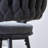 (Set Of 2) 16" W Cotton Linen 360° Swivel Barstool, With Tufted Cushion And 4 Gold Metal Legs Barstool-686285575-692566948