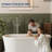 Single Handle Freestanding Tub Filler with Diverter-121579578