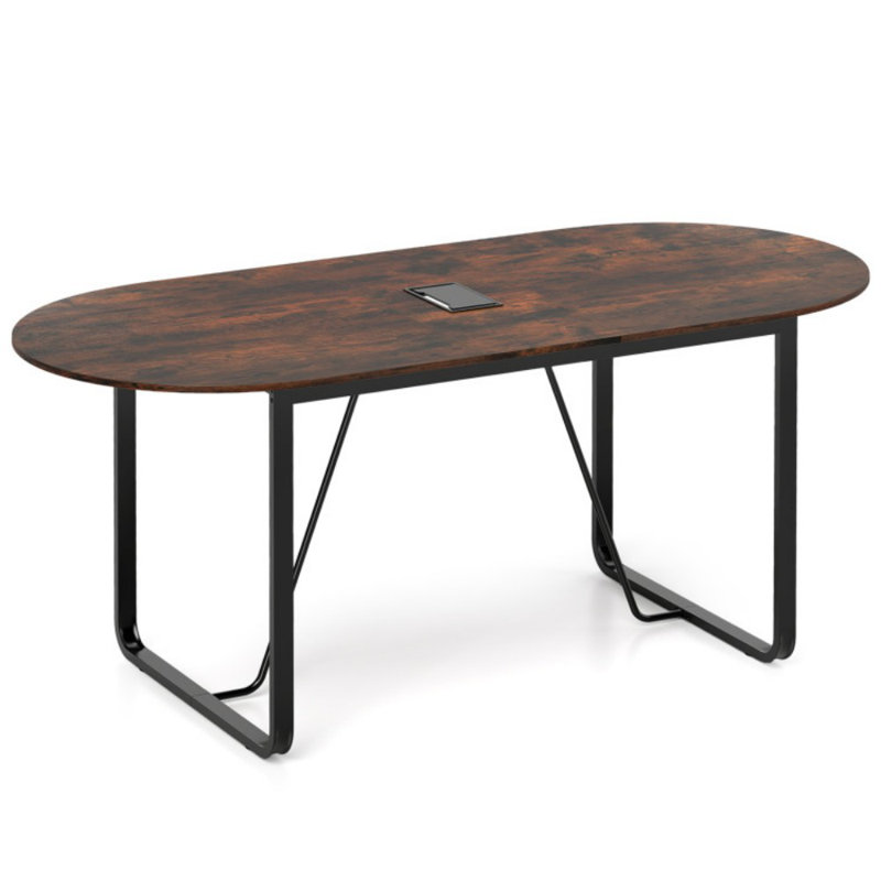Table de bureau 71 po ovale