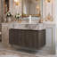 Meuble-lavabo mural simple 24 po avec surface solide 24 po-1909525702