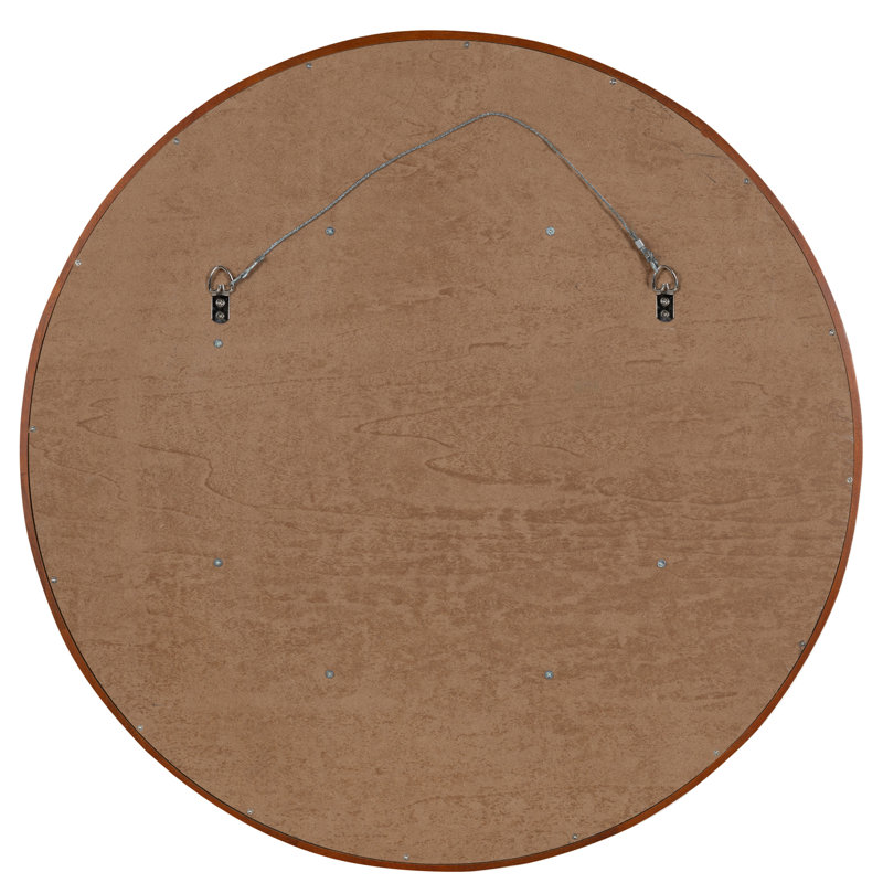 Flat Mirror, Walnut Brown