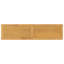 Console rétro à grain de bois rétro avec tablette inférieure et quatre pieds de vase, convient au vestibule, au couloir, au salon, à la chambre à coucher-1234944745