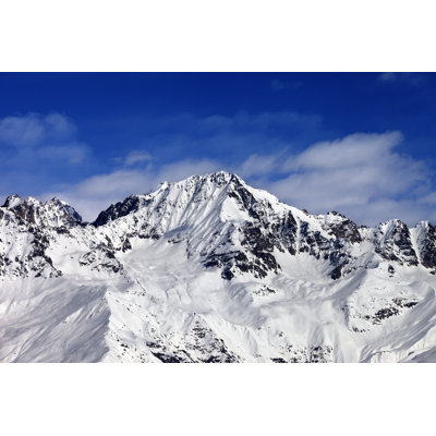 Snowy Mountains - Wrapped Canvas Print