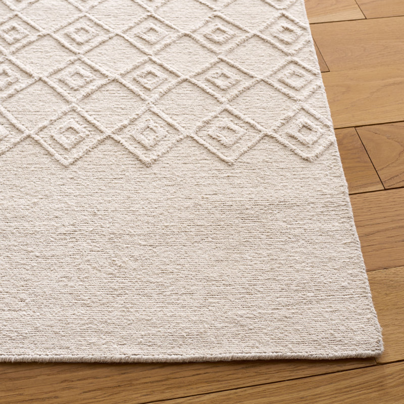 Ralph Lauren Lavington Linen, Cotton Geometric Shapes Rug, Rectangle 2' x 3'