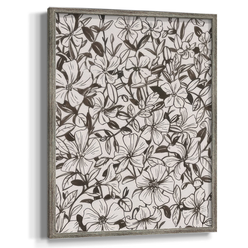Periwinkle Daze II, reproduction encadrée - bois massif, H 30 po x l 24 po