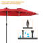Parasol de marché lumineux 15 po x 9 pi Ruien-1349954386
