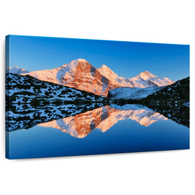 Bernese Alps Alpenglow