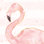 «Flamingo Fever III Light No Words» par Anne Tavoletti, reproduction