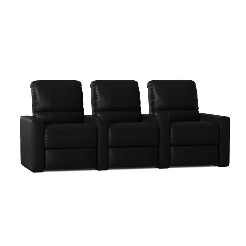 Rangée de sièges de cinéma maison Inuya (rangée de 3), Onyx Smartsuede, Manuel