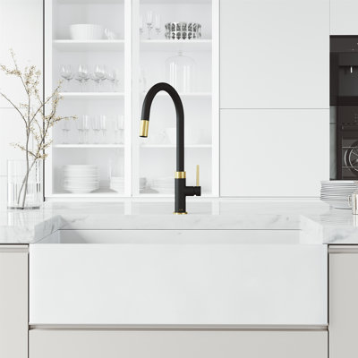 Bristol 19" H 1-handle Pull-Down 2-Function Sprayer Kitchen Faucet