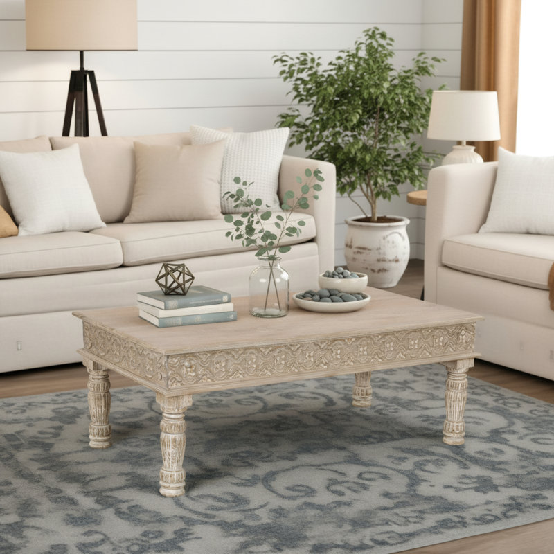 Table basse Aarohi, Blanc