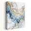 Blue Art Marble 1 Piece Wrapped Canvas Wall Art-167972303