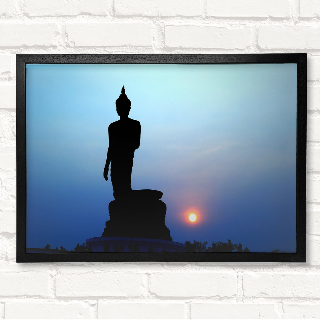 Buddha 19 Gerahmter Druck