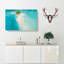 Alifu Alifu Atoll Beach Maldives In Abstract - Wrapped Canvas Print-55306011