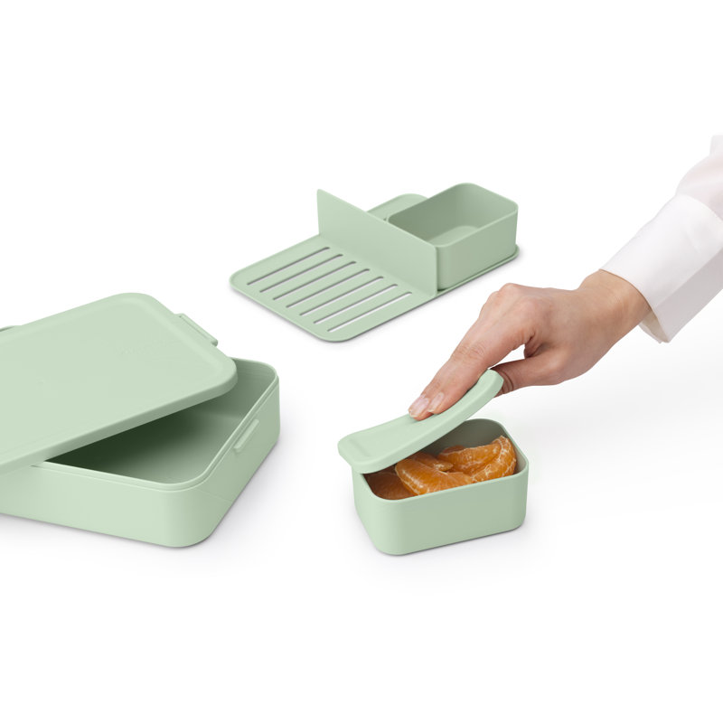 Brabantia Make & Take Lunch Box Bento, Large, Jade Green