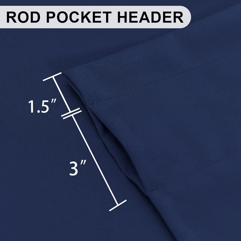 1 Panel Valance Curtains for Living Room, Kitchen Valance for Windows, Basement Window Curtains, 42 X 12 Inch, 42" W x 12" L