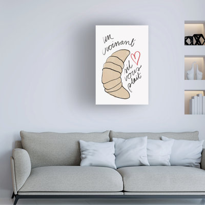 Art sur toile Athene Fritsch Un Croissant