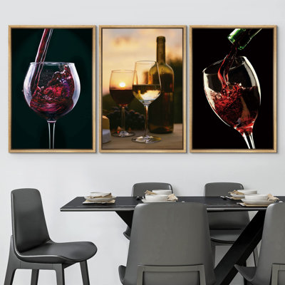 Red Wine Glasses at Sun Drinks Wilderness Photography Realism Rustic Landscape Ultra