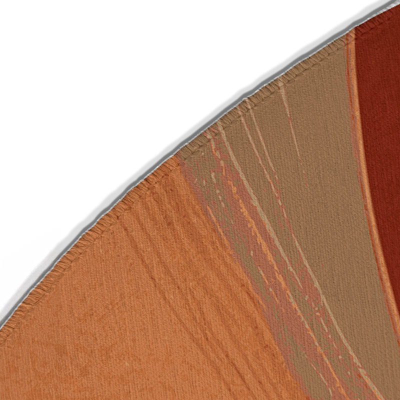 Tapis intérieur et extérieur Lunar Mirage, Rond 5 pi