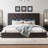 Silvester Modern Upholstered Platform Storage Bed with Wooden Slats, no box spring needed-1309245264-1316038119