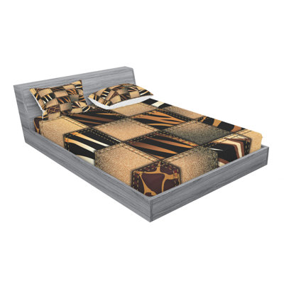 Microfiber Patchwork Sheet Set