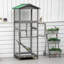 Cage à oiseaux en bois