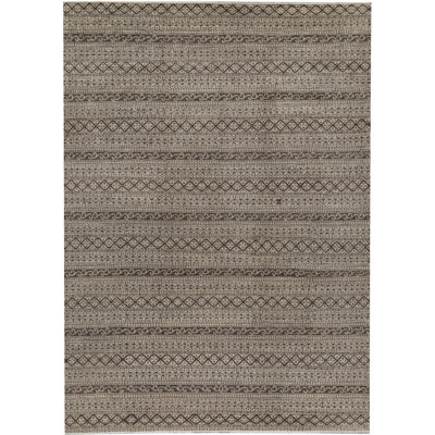 Hand-Knotted High-Quality Brown Area Rug