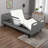 Electric Adjustable Hospital Bed For Home Use With Wired Remote Control, Memory Foam Folding Mattress & Safety Side Rails, Home Healthcare Support