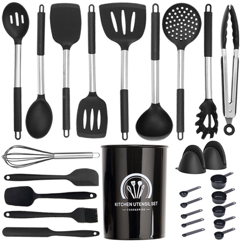 Living And Home Utensil Set, Black
