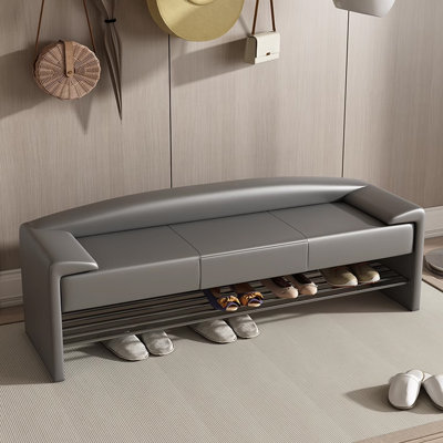 Upholstered Shoe Storage Bench