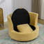 Fauteuil demi-tonneau pivotant avec rangement caché Chenille-1996722037