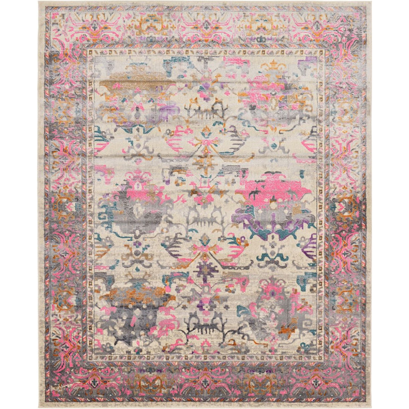 Oriental Indoor Rug, Rectangle 9' x 12'