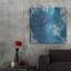 Art mural luxueux en métal «Crystalline 4» par Chariklia Zarris, 36 po x 36 po-114970531