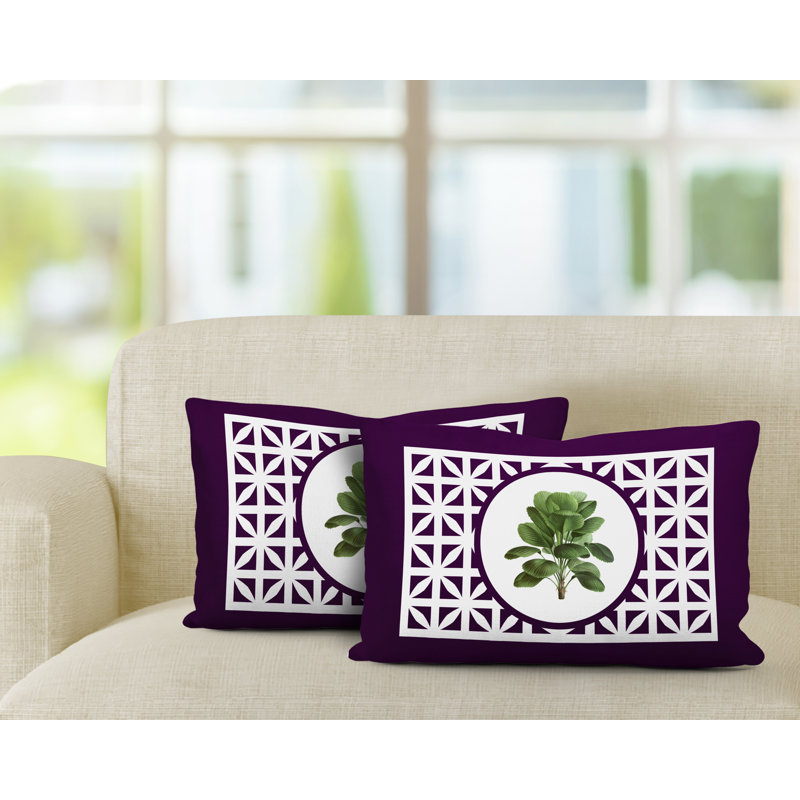  Coussin intérieur / extérieur Lumbar, Mauve
