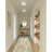 Seawright Linen LED Semi Flush Mount-1842450901