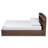 Marineta Platform Storage, Queen Bed, Dark Brown, 39.37'' H X 64.17'' W X 88.15'' L