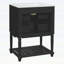 24'' Bathroom Vanity with Ceramic Sink,Two Soft-Close Drawers,Open Shelf-1877449752