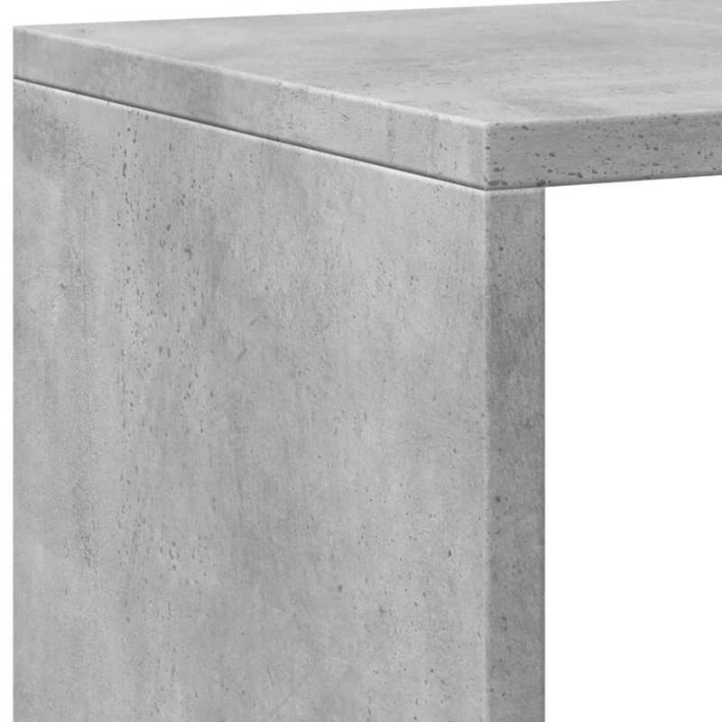 Avayla 137.5cm H x 137.5cm W Book Cabinet Bookcase, Concrete Grey